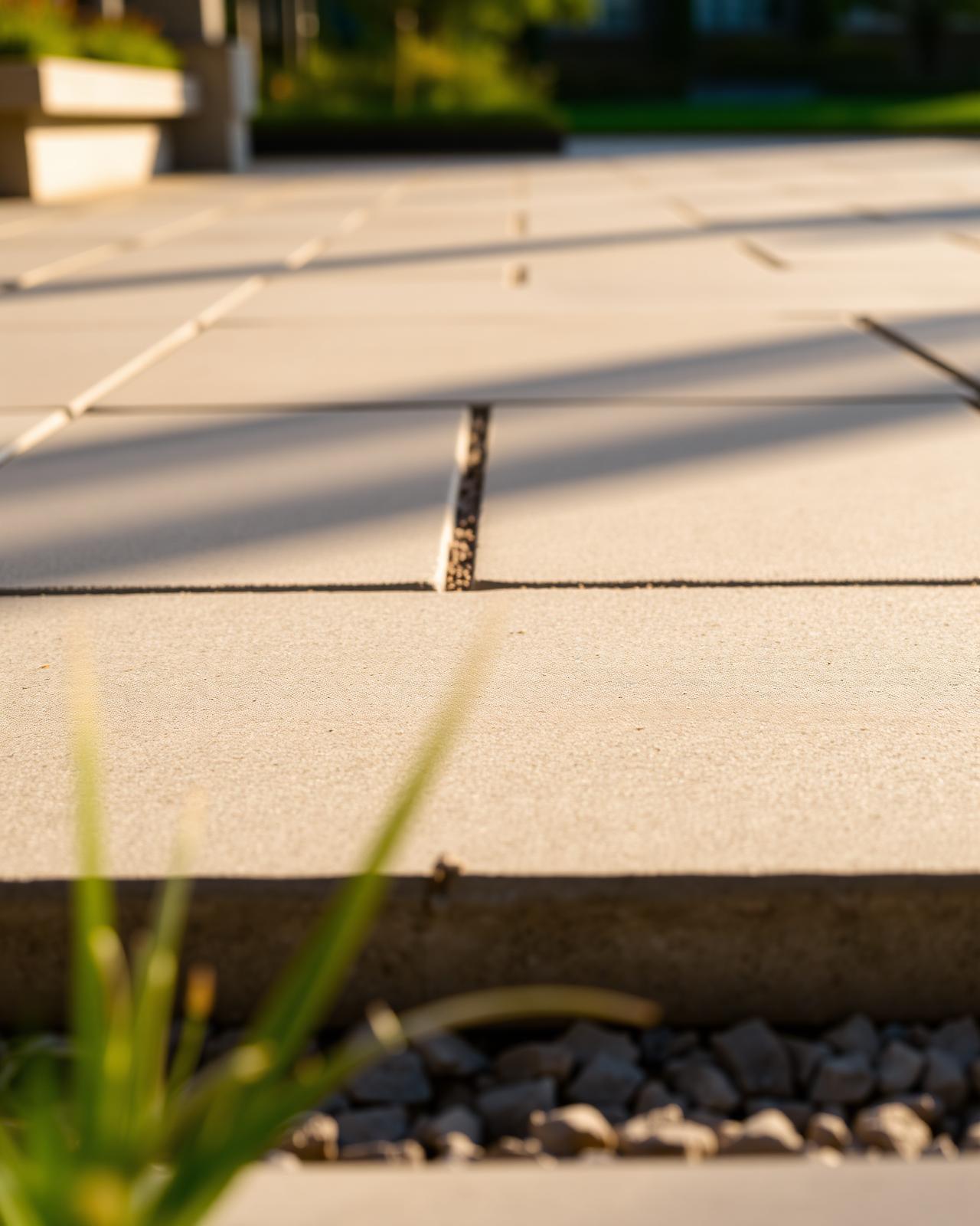 Large-format paver detail, representative