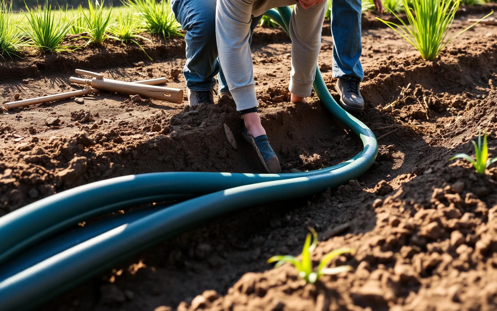 Irrigation installation detail, representative